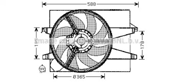 Вентилятор (AVA QUALITY COOLING: FD7542)