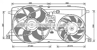 Вентилятор (AVA QUALITY COOLING: FD7543)