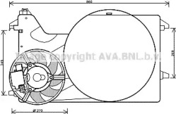 Вентилятор (AVA QUALITY COOLING: FD7546)