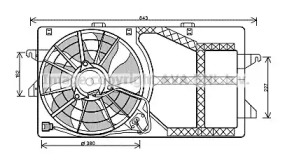 Вентилятор (AVA QUALITY COOLING: FD7547)