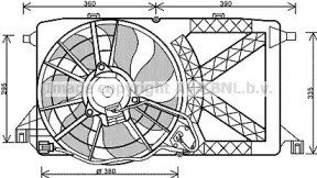 Вентилятор (AVA QUALITY COOLING: FD7548)