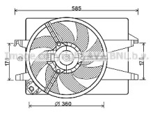 Вентилятор (AVA QUALITY COOLING: FD7551)