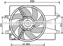 Вентилятор (AVA QUALITY COOLING: FD7552)