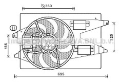 Вентилятор (AVA QUALITY COOLING: FD7555)