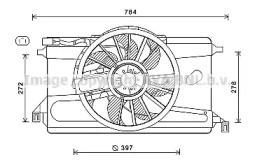 Вентилятор (AVA QUALITY COOLING: FD7561)