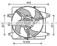 Вентилятор (AVA QUALITY COOLING: FD7575)