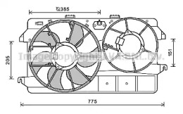 Вентилятор (AVA QUALITY COOLING: FD7591)