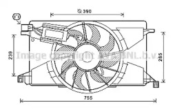 Вентилятор (AVA QUALITY COOLING: FD7608)