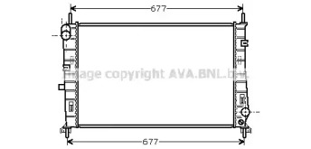 Теплообменник (AVA QUALITY COOLING: FDA2165)