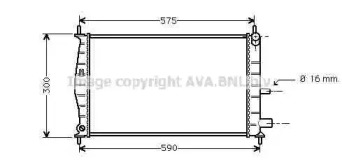 Теплообменник (AVA QUALITY COOLING: FDA2218)