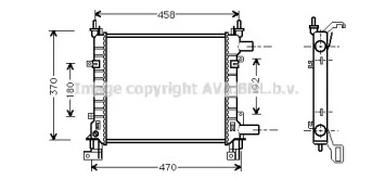 Теплообменник (AVA QUALITY COOLING: FDA2260)