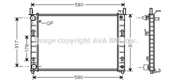 Теплообменник (AVA QUALITY COOLING: FDA2324)