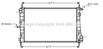 Теплообменник (AVA QUALITY COOLING: FDA2338)