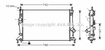 Теплообменник (AVA QUALITY COOLING: FDA2369)