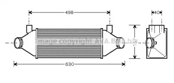 Теплообменник (AVA QUALITY COOLING: FDA4314)