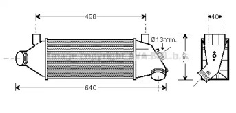 Теплообменник (AVA QUALITY COOLING: FDA4315)