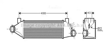 Теплообменник (AVA QUALITY COOLING: FDA4385)