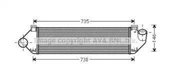 Теплообменник (AVA QUALITY COOLING: FDA4438)