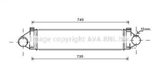 Теплообменник (AVA QUALITY COOLING: FDA4481)