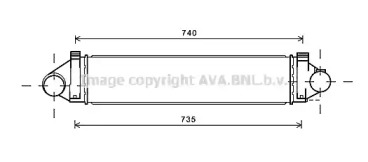 Теплообменник (AVA QUALITY COOLING: FDA4494)