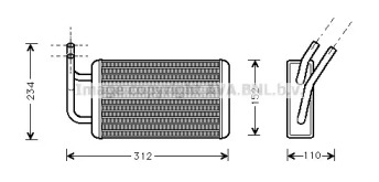 Теплообменник (AVA QUALITY COOLING: FDA6215)