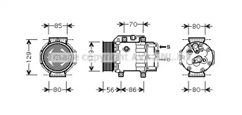 Компрессор (AVA QUALITY COOLING: FDAK378)