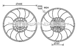 Вентилятор (AVA QUALITY COOLING: FDC609)