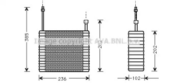 Испаритель (AVA QUALITY COOLING: FDV021)