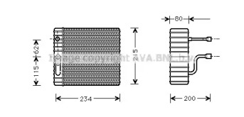 Испаритель (AVA QUALITY COOLING: FDV089)