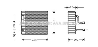 Испаритель (AVA QUALITY COOLING: FDV104)