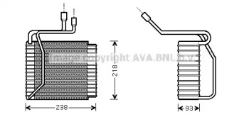 Испаритель (AVA QUALITY COOLING: FDV109)