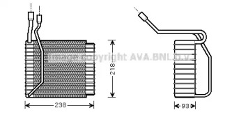 Испаритель (AVA QUALITY COOLING: FDV110)