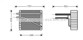 Испаритель (AVA QUALITY COOLING: FDV269)