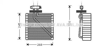 Испаритель (AVA QUALITY COOLING: FDV270)