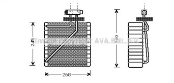 Испаритель (AVA QUALITY COOLING: FDV271)