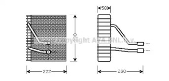 Испаритель (AVA QUALITY COOLING: FDV330)