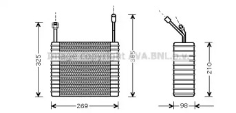 Испаритель (AVA QUALITY COOLING: FDV358)