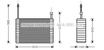 Испаритель (AVA QUALITY COOLING: FDV359)