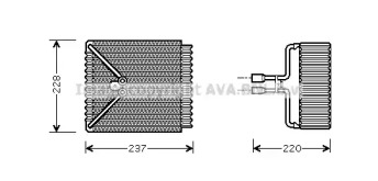 Испаритель (AVA QUALITY COOLING: FDV371)