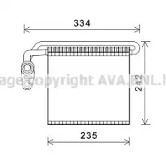 Испаритель (AVA QUALITY COOLING: FDV461)