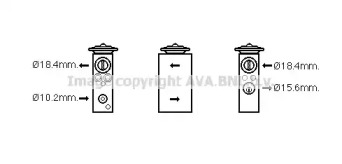 Клапан (AVA QUALITY COOLING: FT1405)