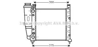 Теплообменник (AVA QUALITY COOLING: FT2038)