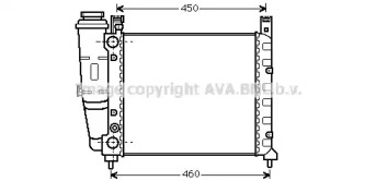 Теплообменник (AVA QUALITY COOLING: FT2039)