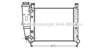 Теплообменник (AVA QUALITY COOLING: FT2047)