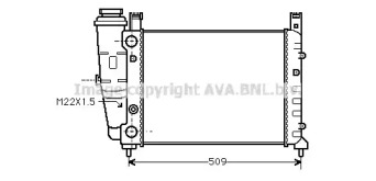 Теплообменник (AVA QUALITY COOLING: FT2060)