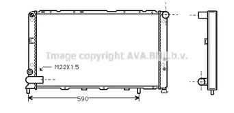 Теплообменник (AVA QUALITY COOLING: FT2144)