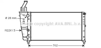 Теплообменник (AVA QUALITY COOLING: FT2200)