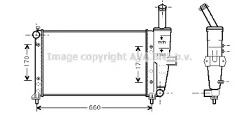 Теплообменник (AVA QUALITY COOLING: FT2208)