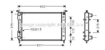 Теплообменник (AVA QUALITY COOLING: FT2225)