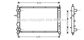 Теплообменник (AVA QUALITY COOLING: FT2231)